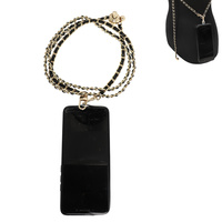 LEATHER BRAIDED CELLPHONE CROSSBODY ATTACHMENT